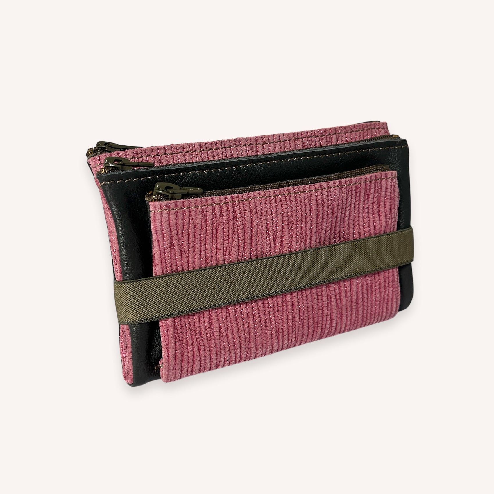 Triple zipped pencil case M