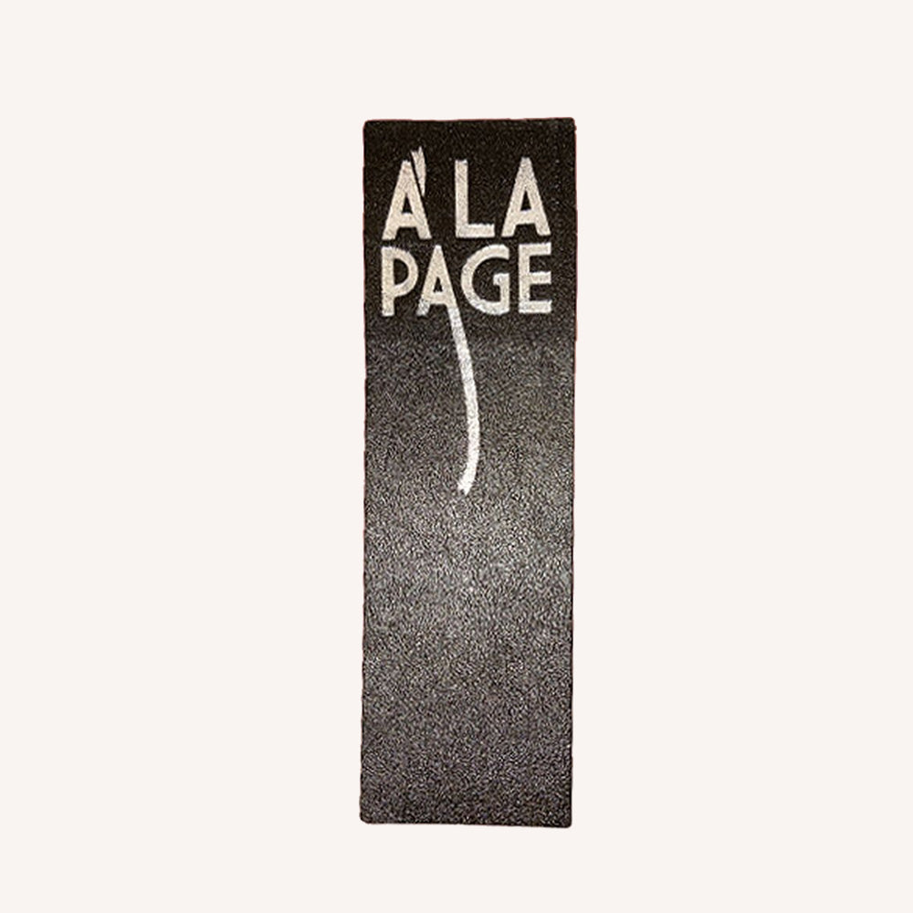 Marque-page "À la page"