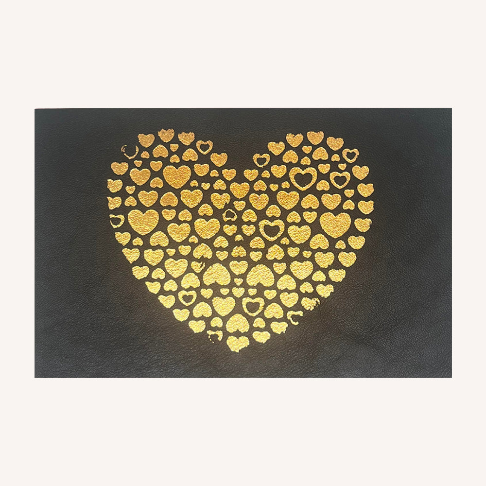 Carte postale "Coeur en coeurs"