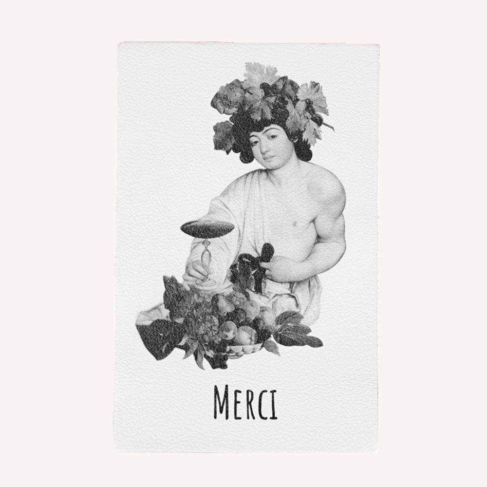 Carte postale sérigraphiée "Merci"