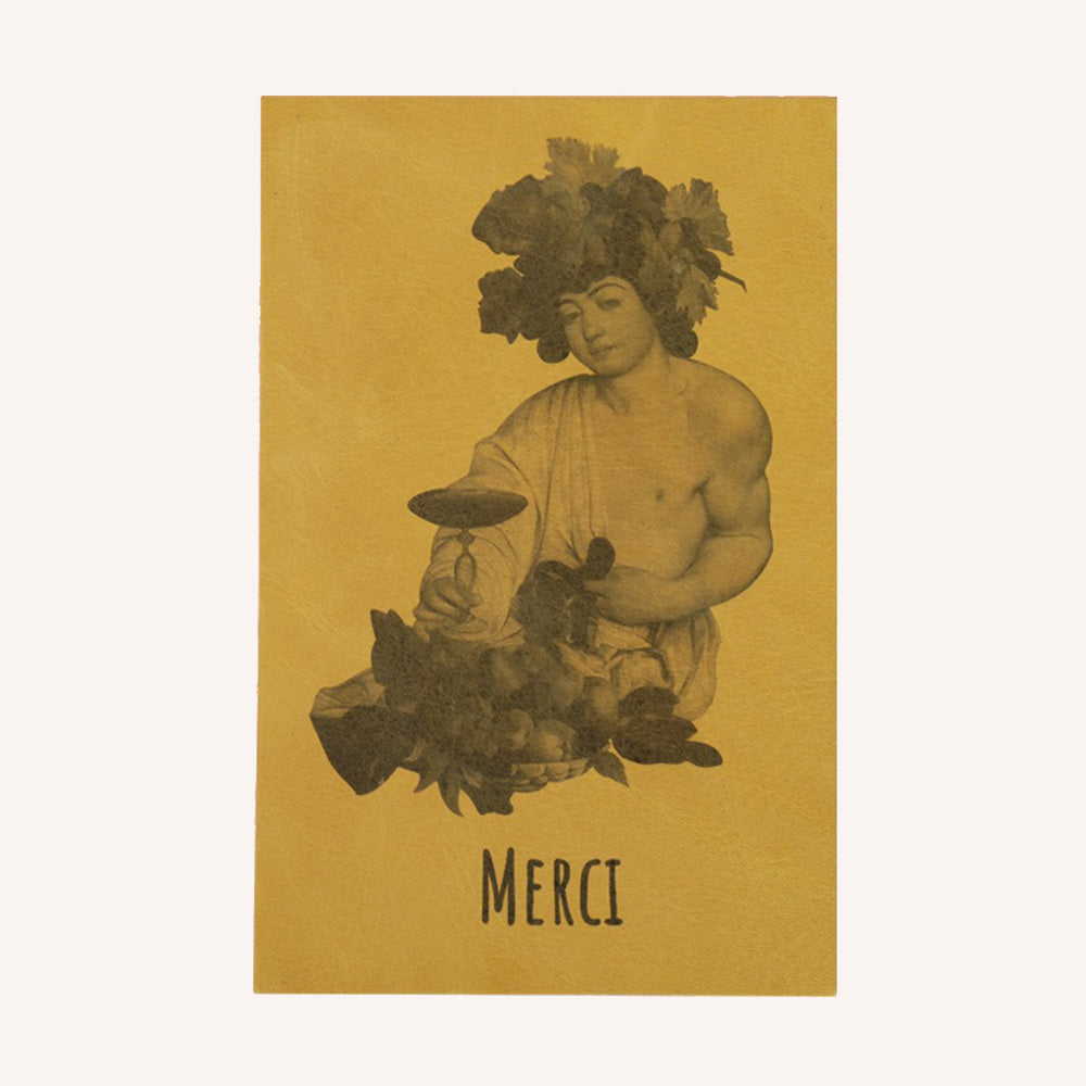 Carte postale sérigraphiée "Merci"