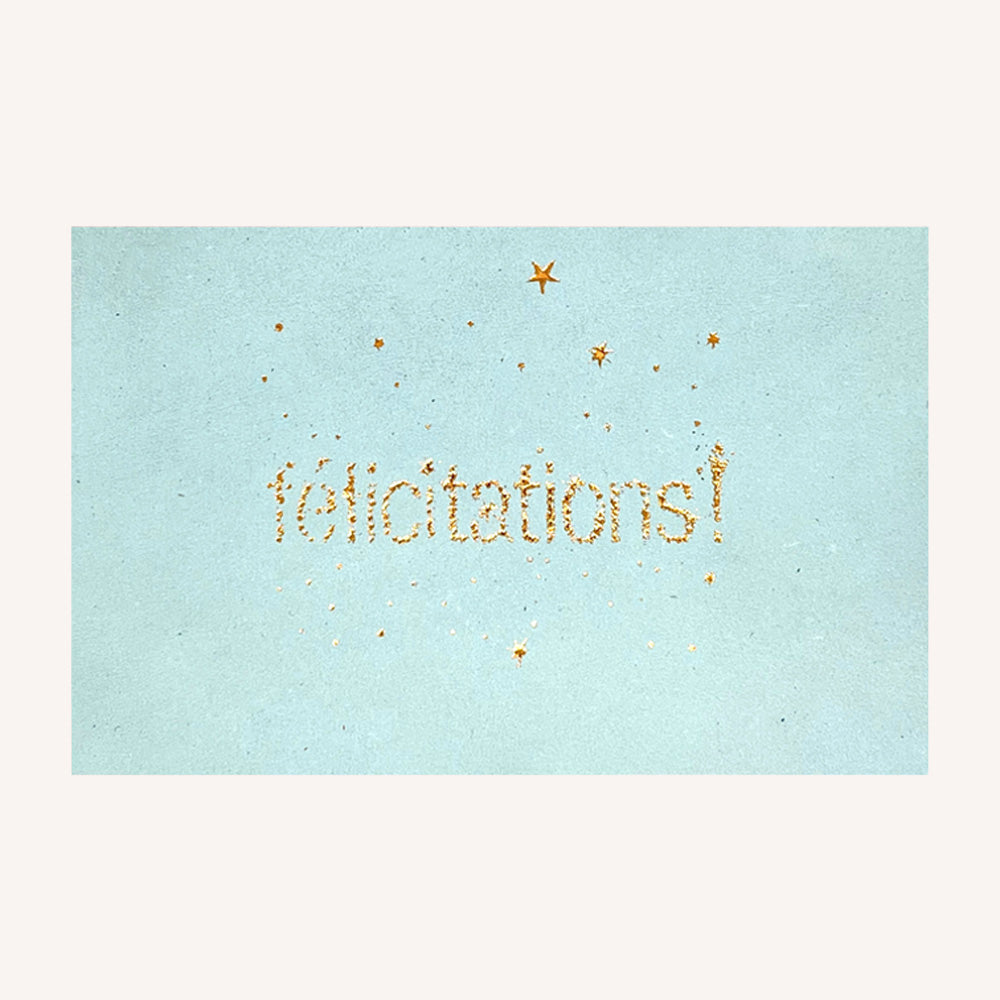 Carte postale "Félicitations !"