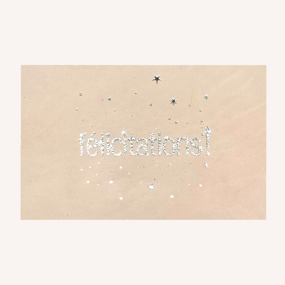 Carte postale "Félicitations !"