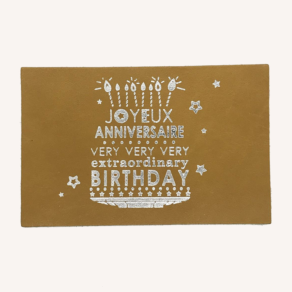 Carte postale "Anniversaire - gâteau"