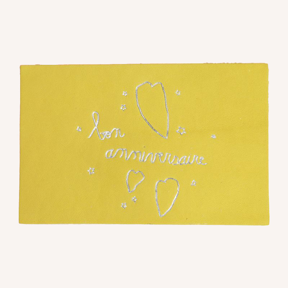 Carte postale "Anniversaire - dessin enfant"