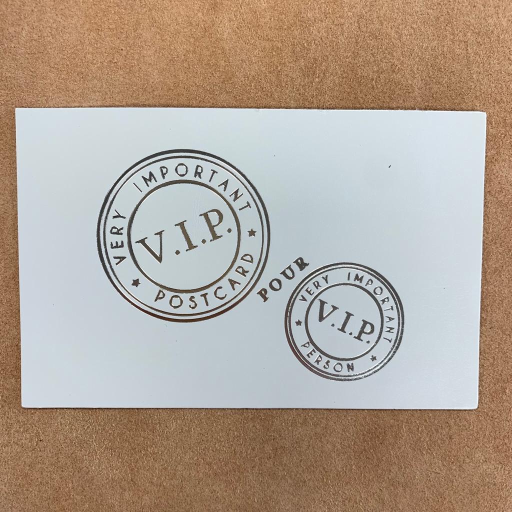 Carte postale "V.I.P."