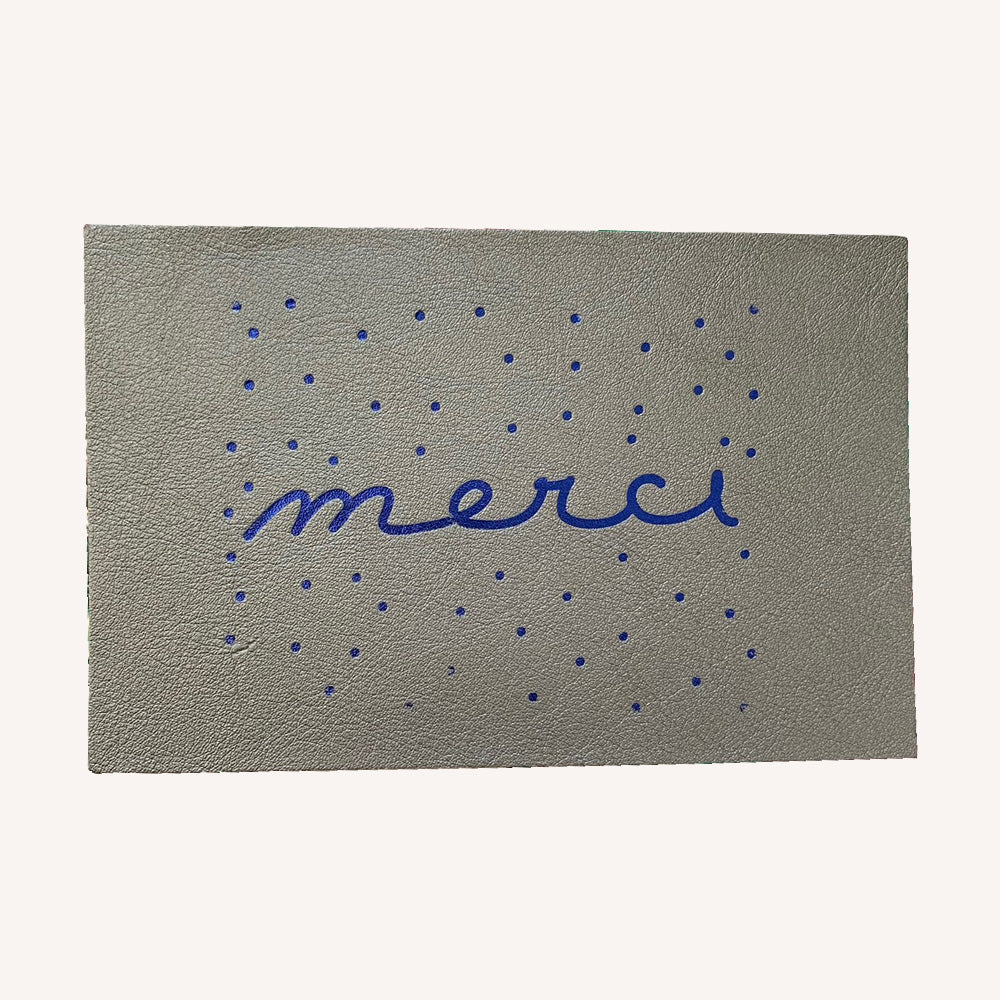 Carte postale "Merci"