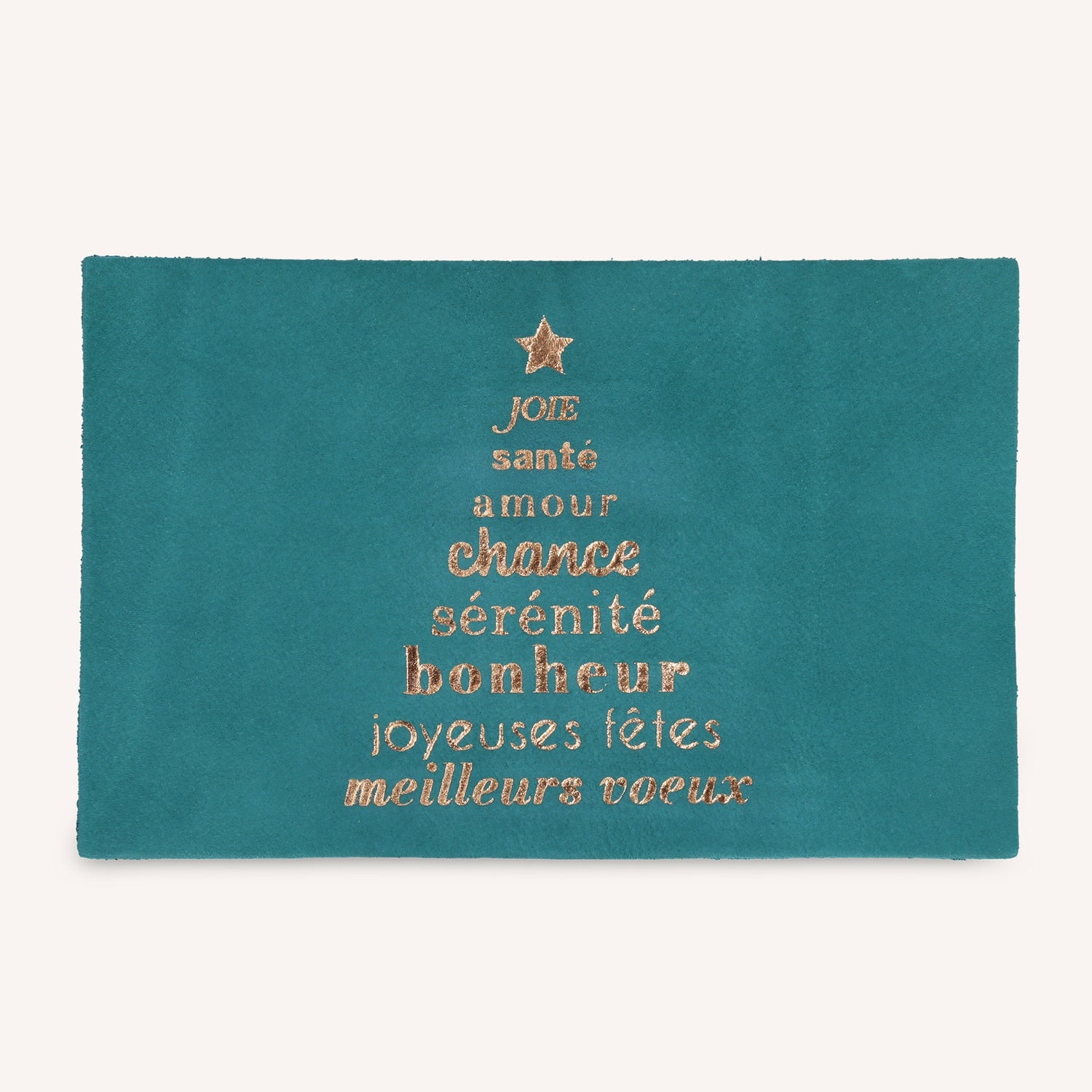 Carte postale "joie, santé, amour..."