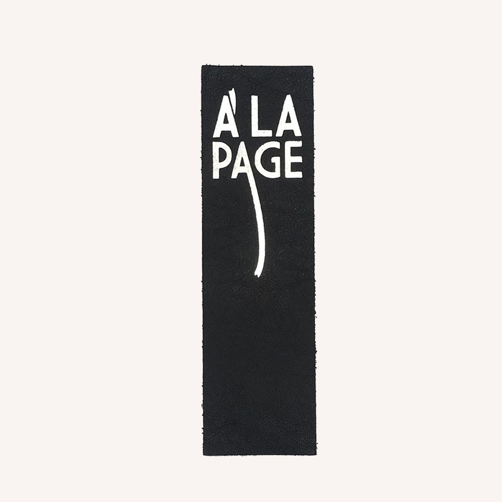 Marque-page "À la page"