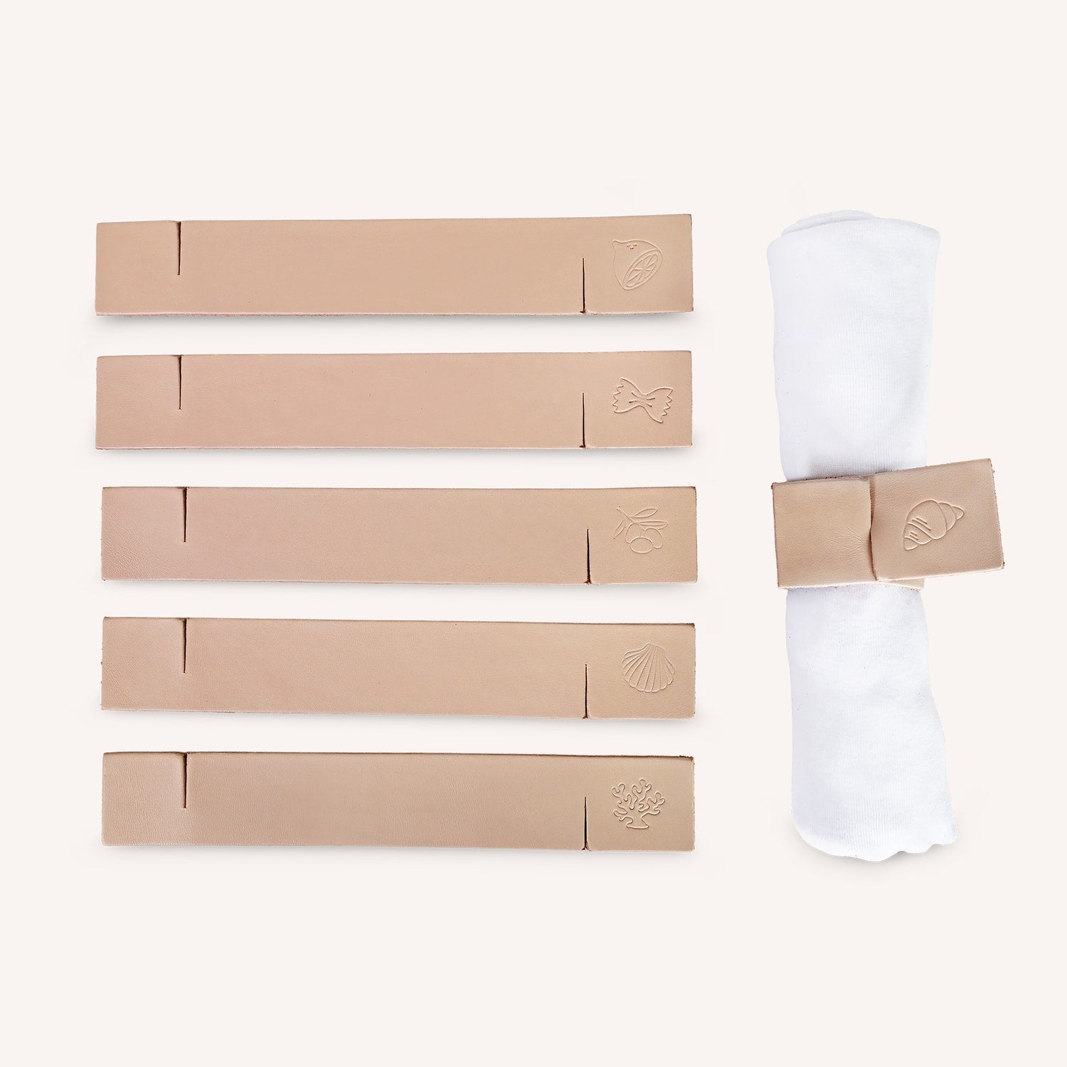 Rond de serviettes - Lot de 6