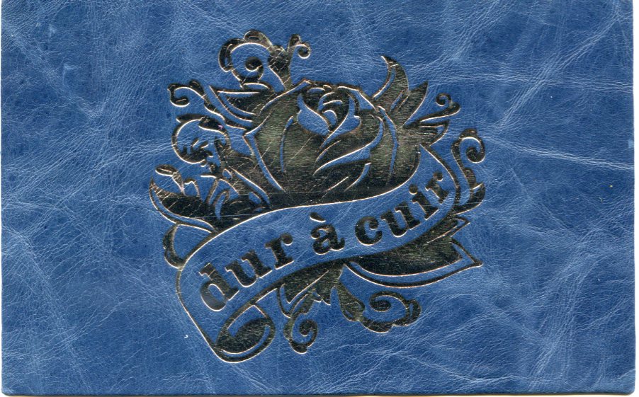 Carte postale - "dur à cuir"