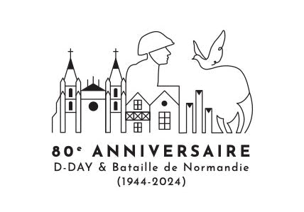 graphisme carte anniversaire dday normandie