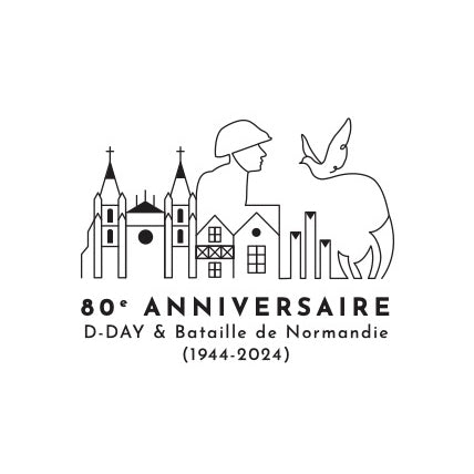 graphisme carte anniversaire dday normandie