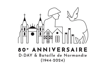 graphisme carte anniversaire dday normandie