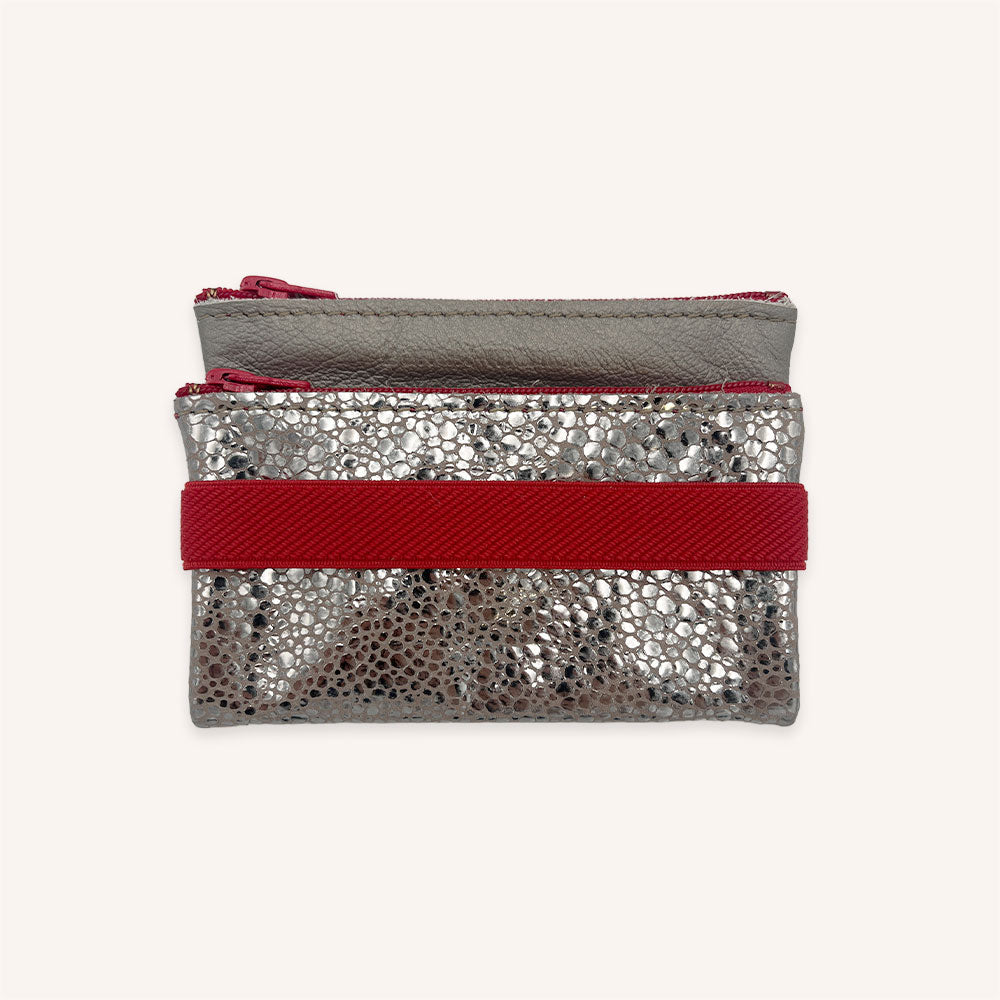 Siamese zippered pencil case S