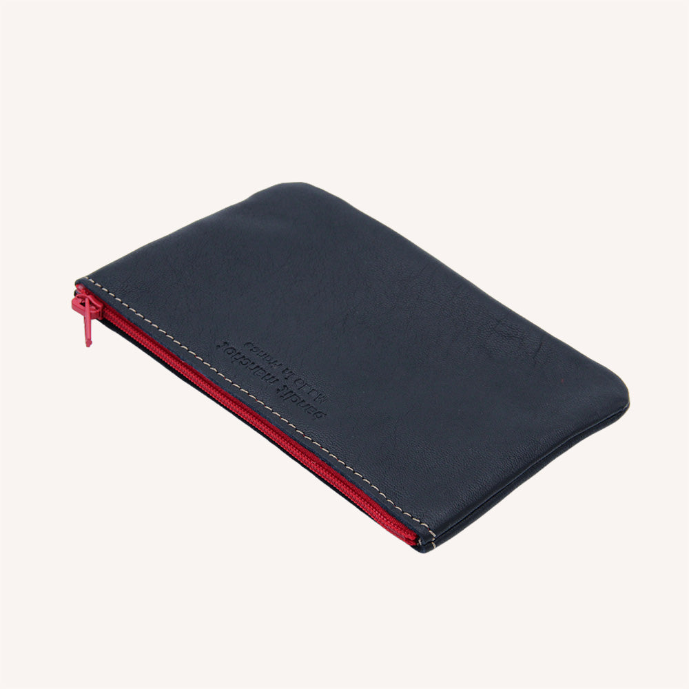 Flat zipped pencil case M