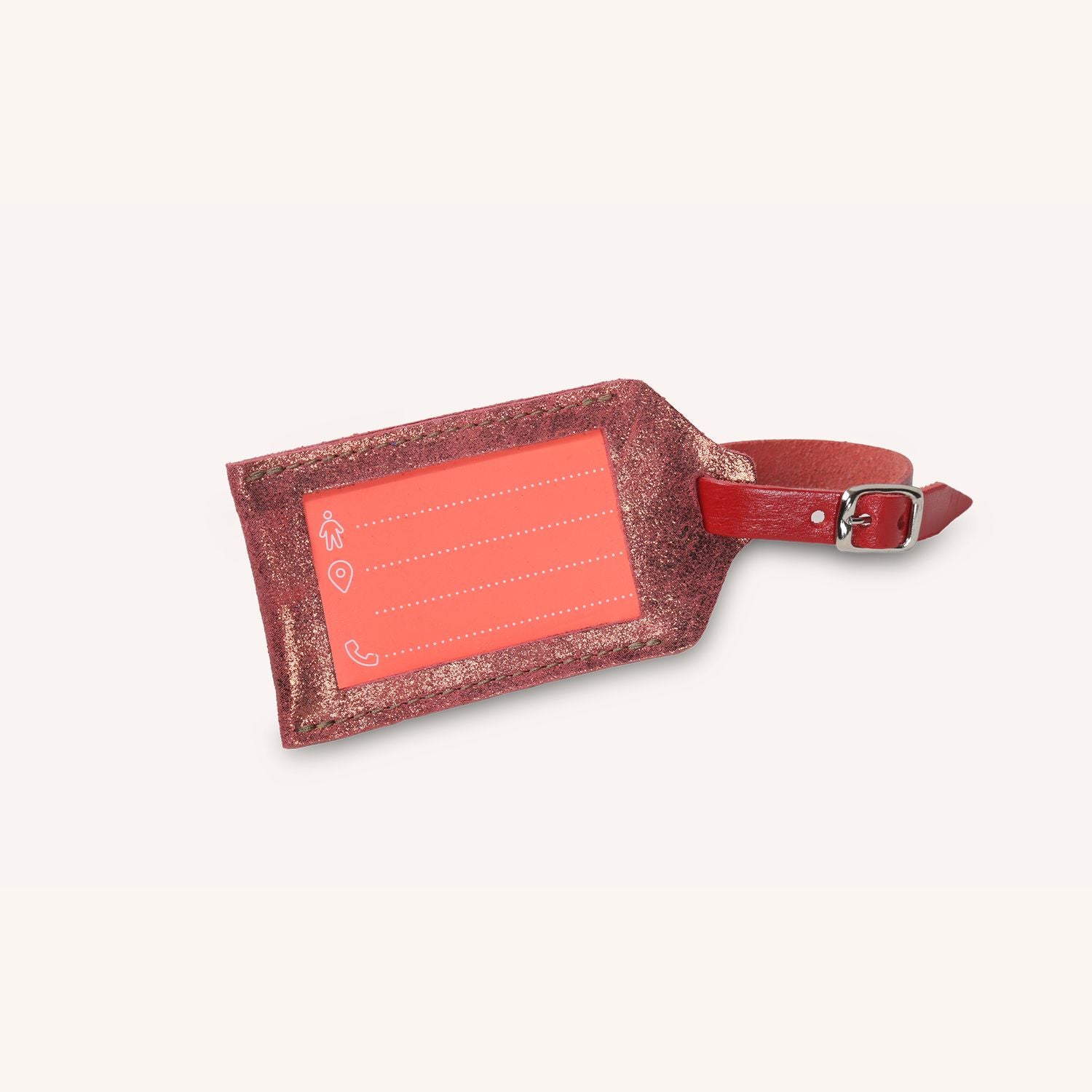 Étiquette de Valise bagages ID Tag rose Tour - rose Étiquette de Valise bagages ID Tag rose Tour - rose
