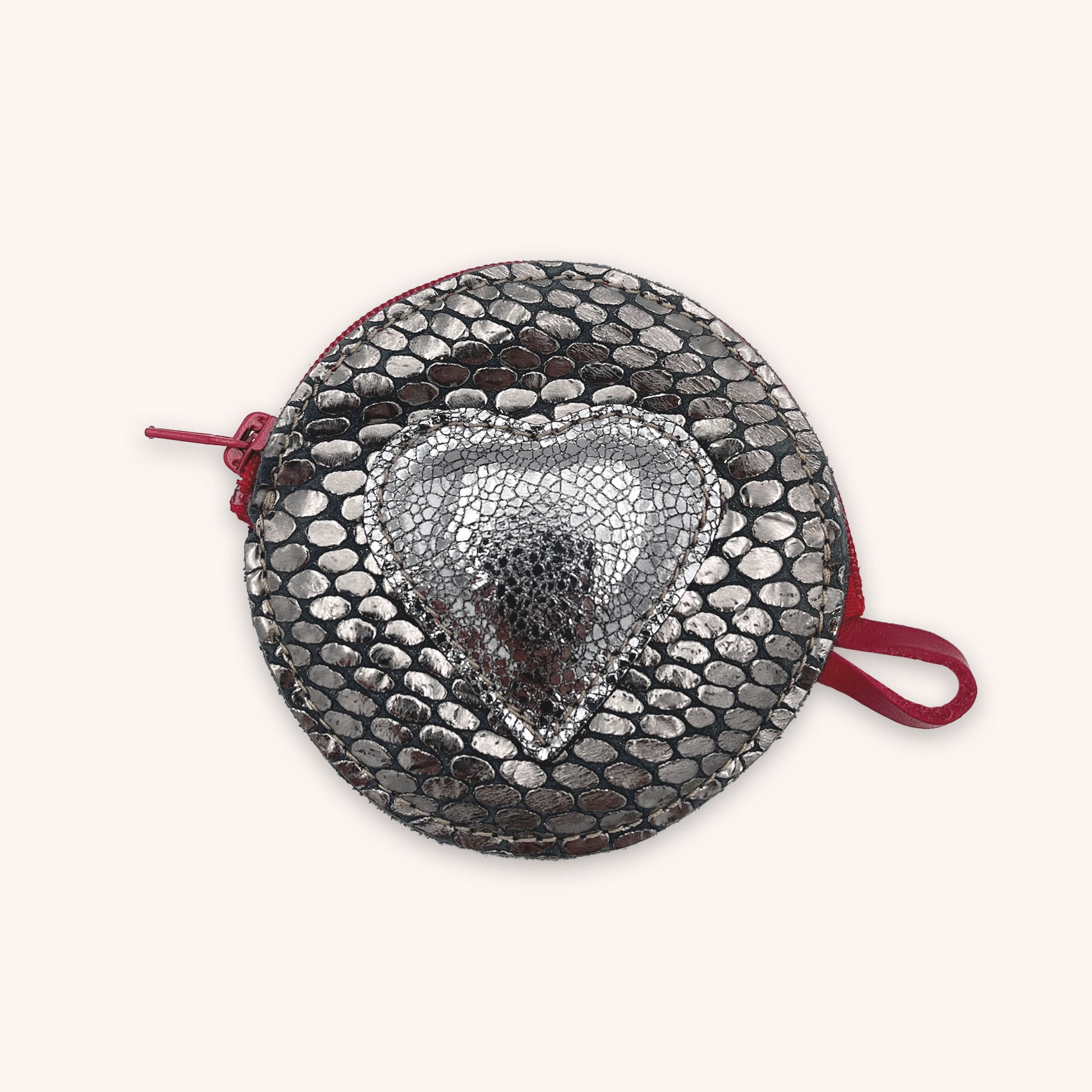 Round "heart" purse