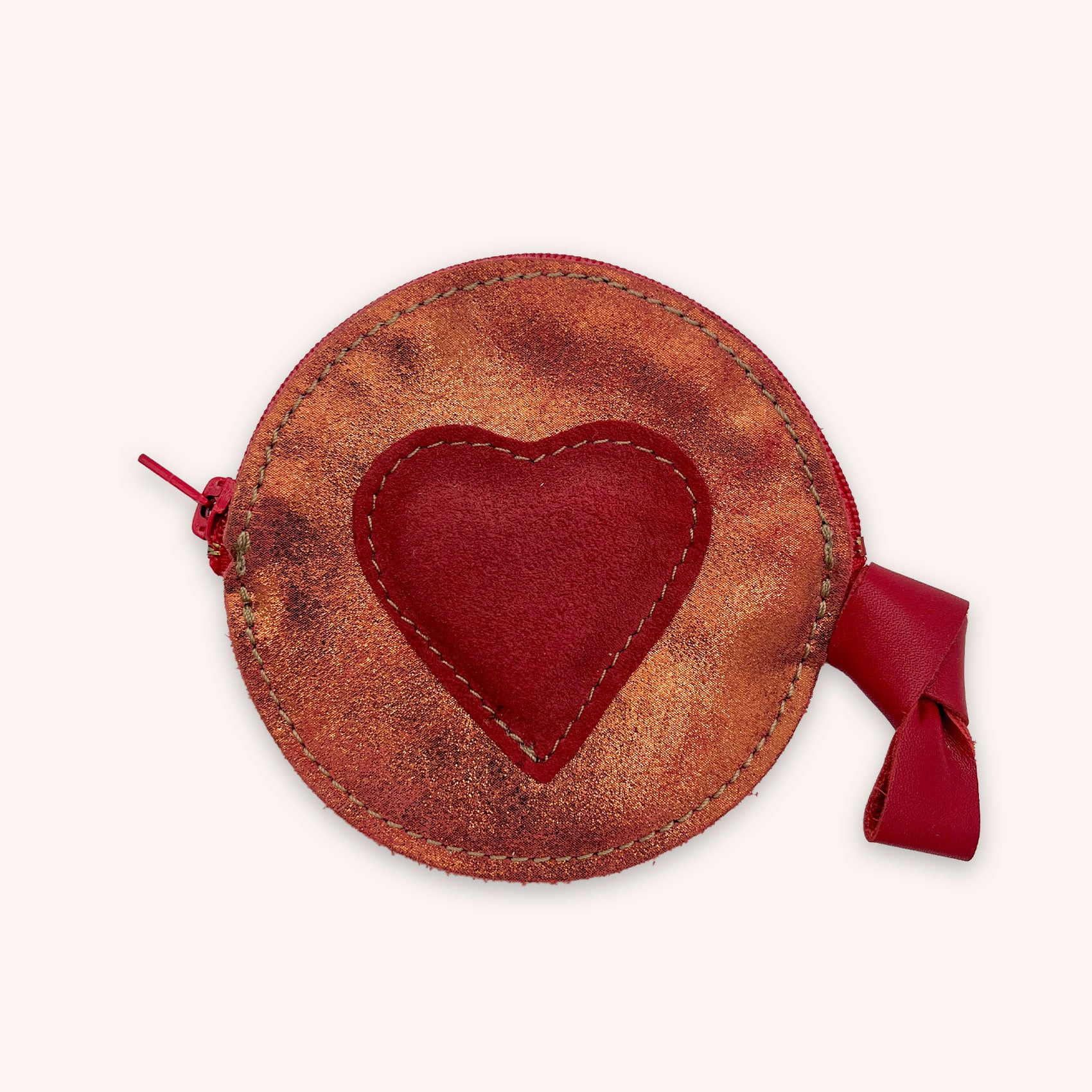 Round "heart" purse