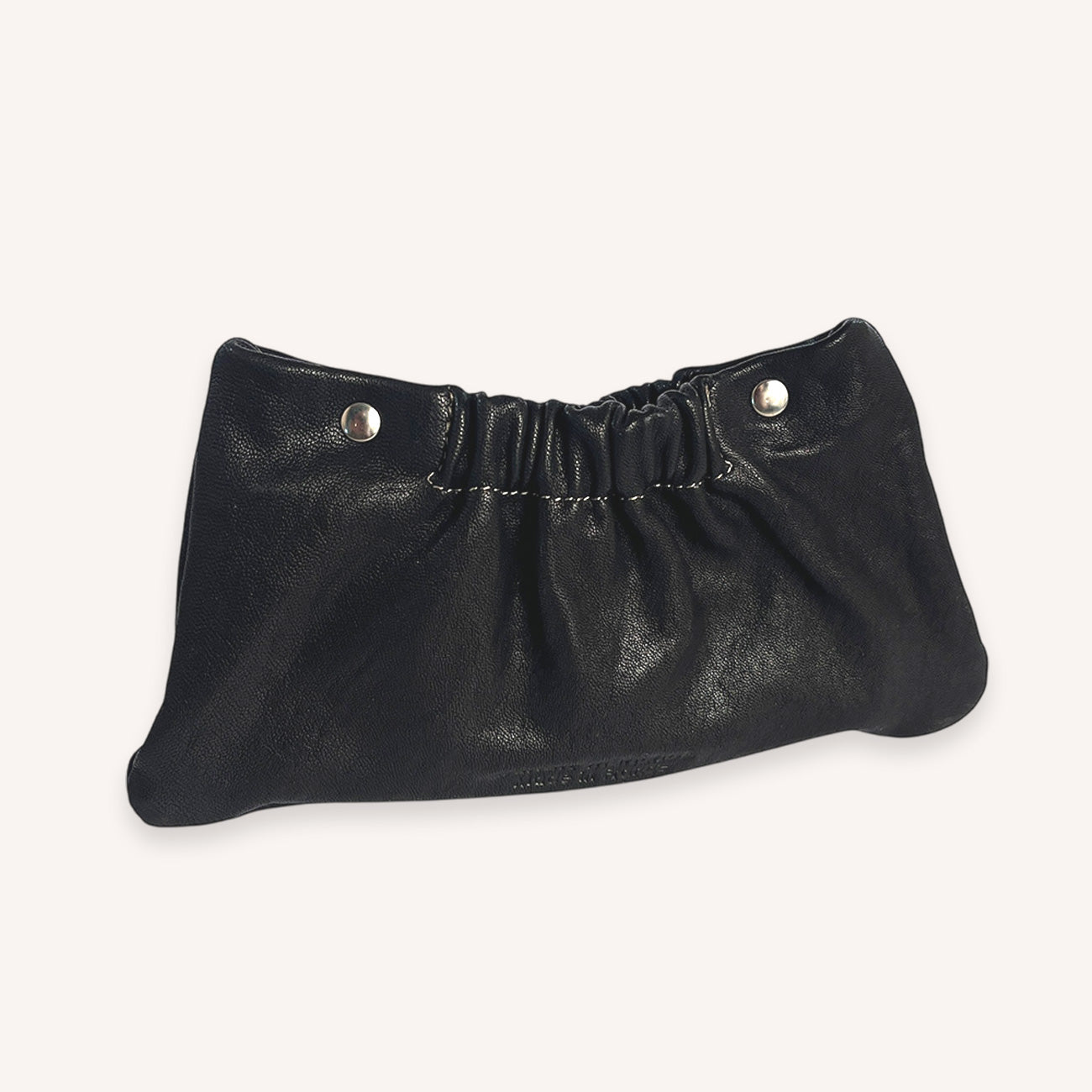 pochette froncee s orange