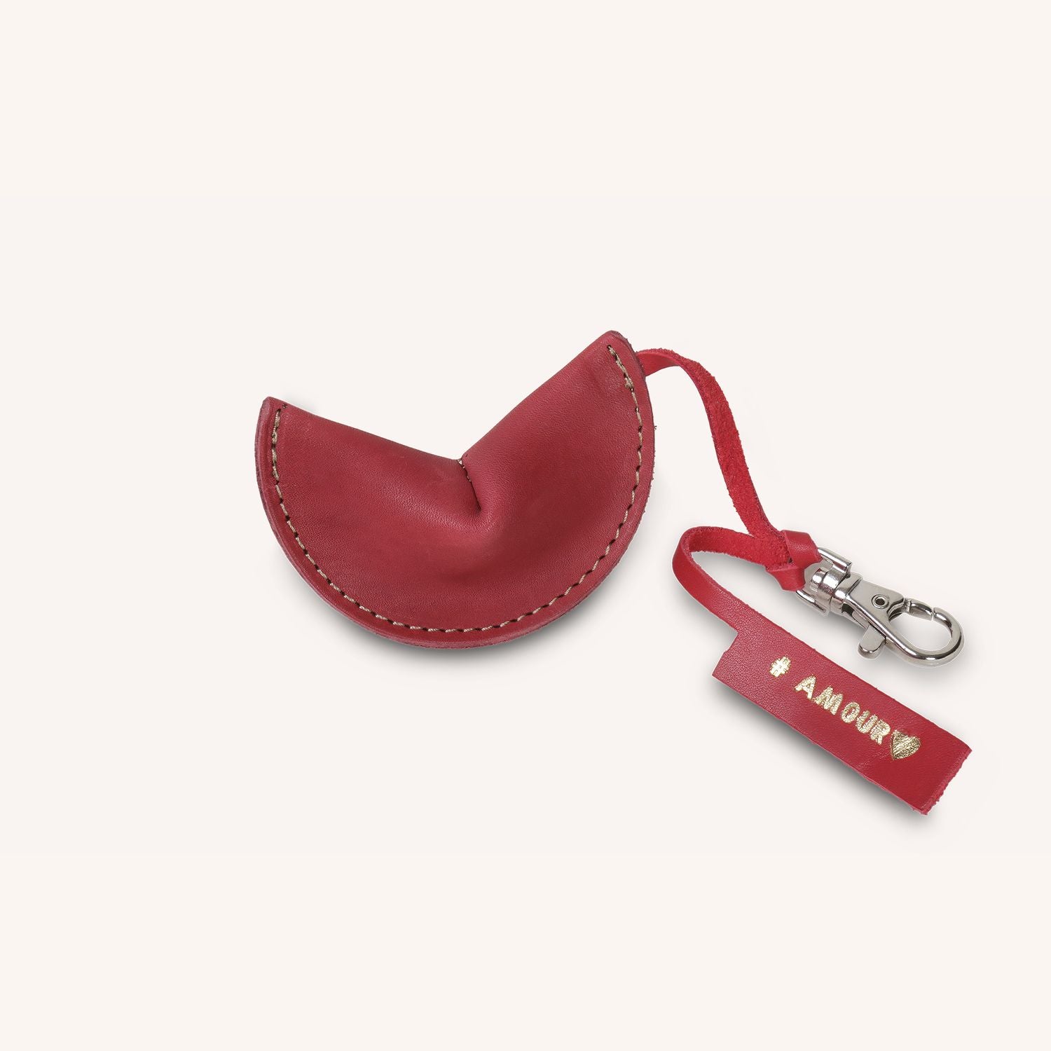porte cles fortune cookie vert