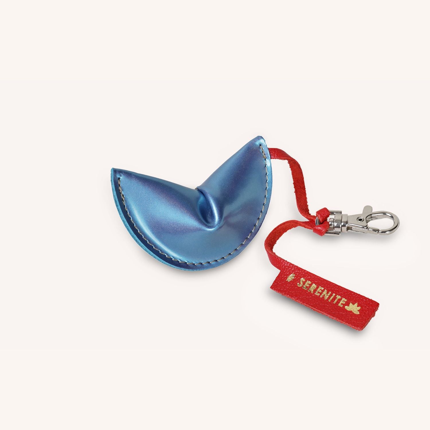 porte cles fortune cookie orange