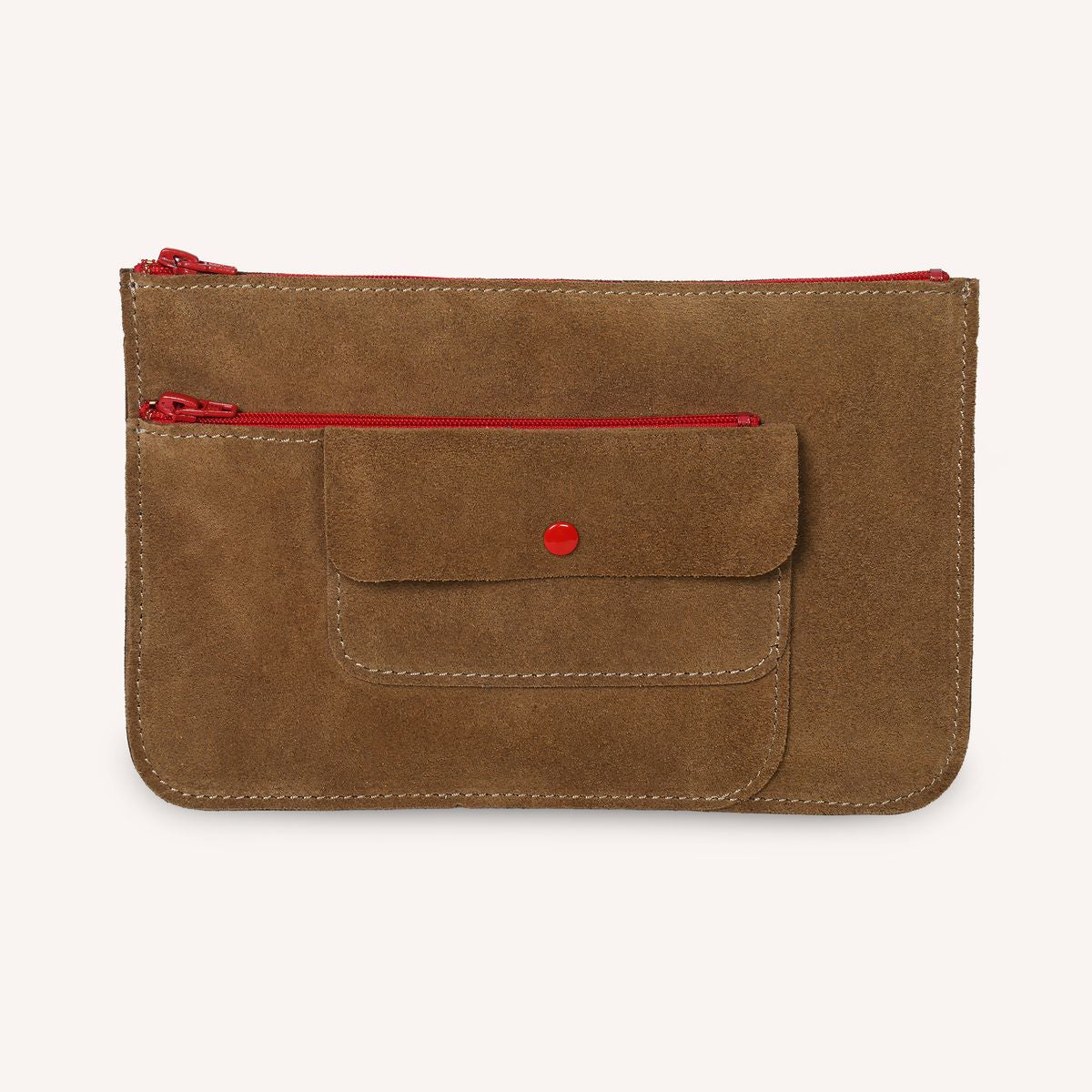 3-pocket flat pencil case