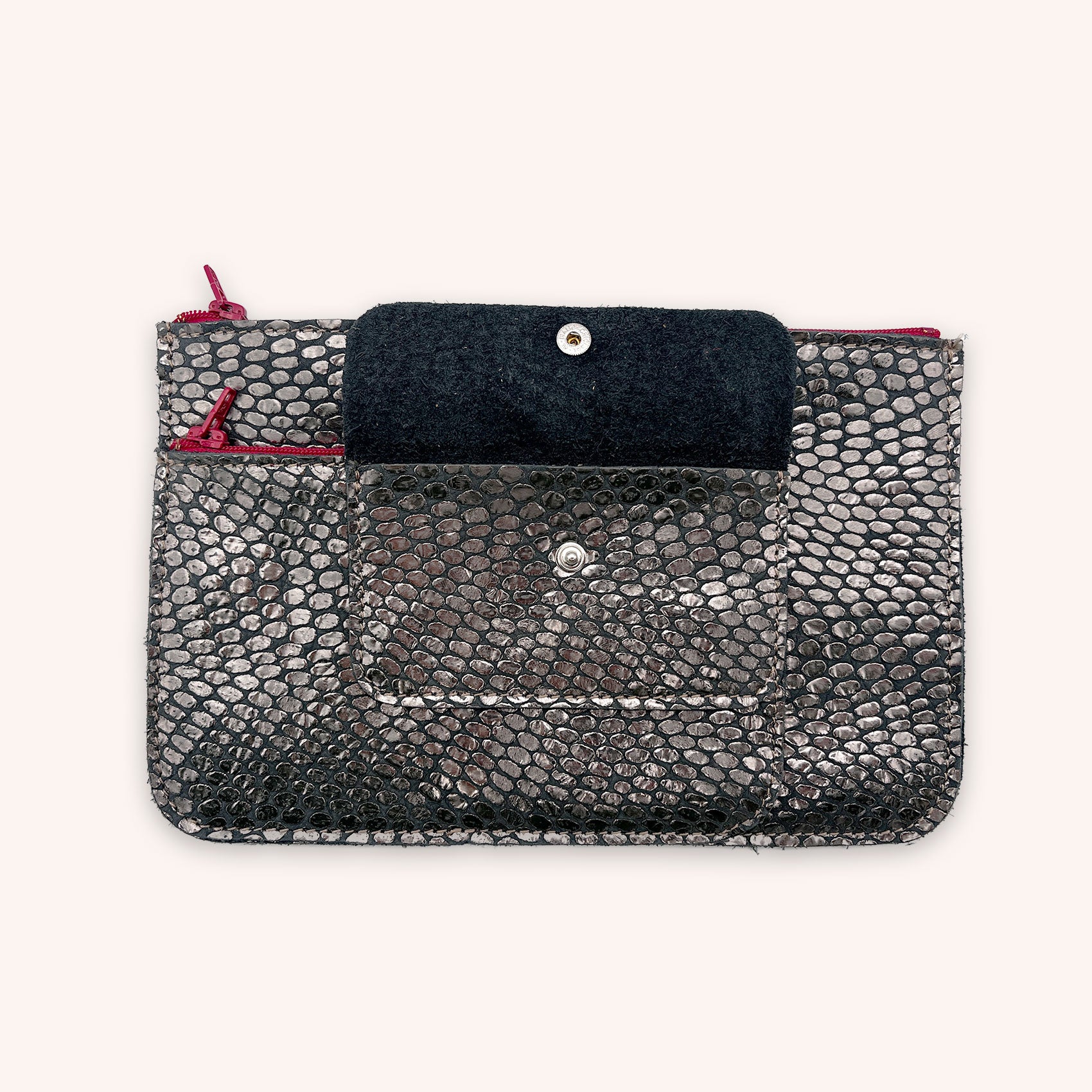 3-pocket flat pencil case