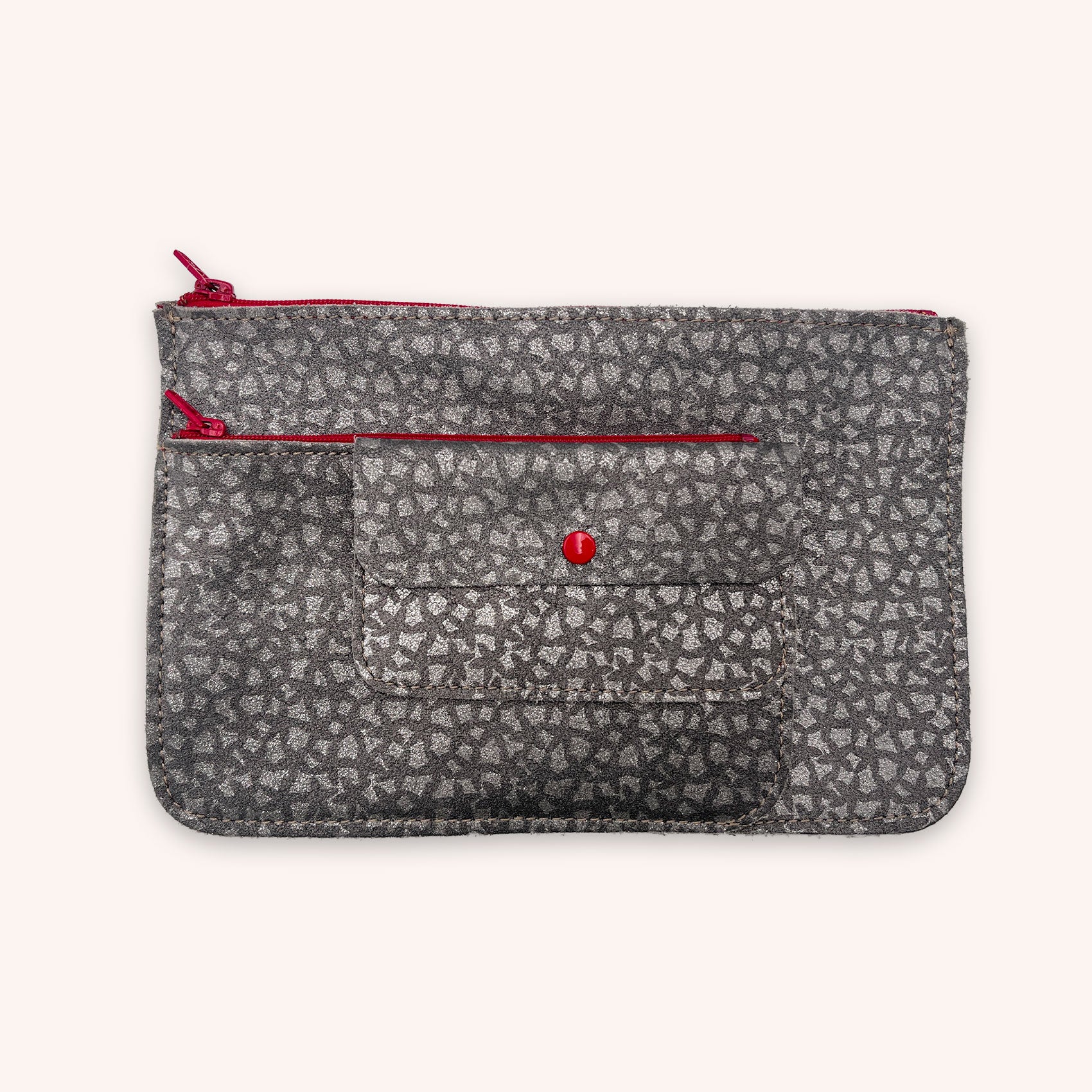 3-pocket flat pencil case