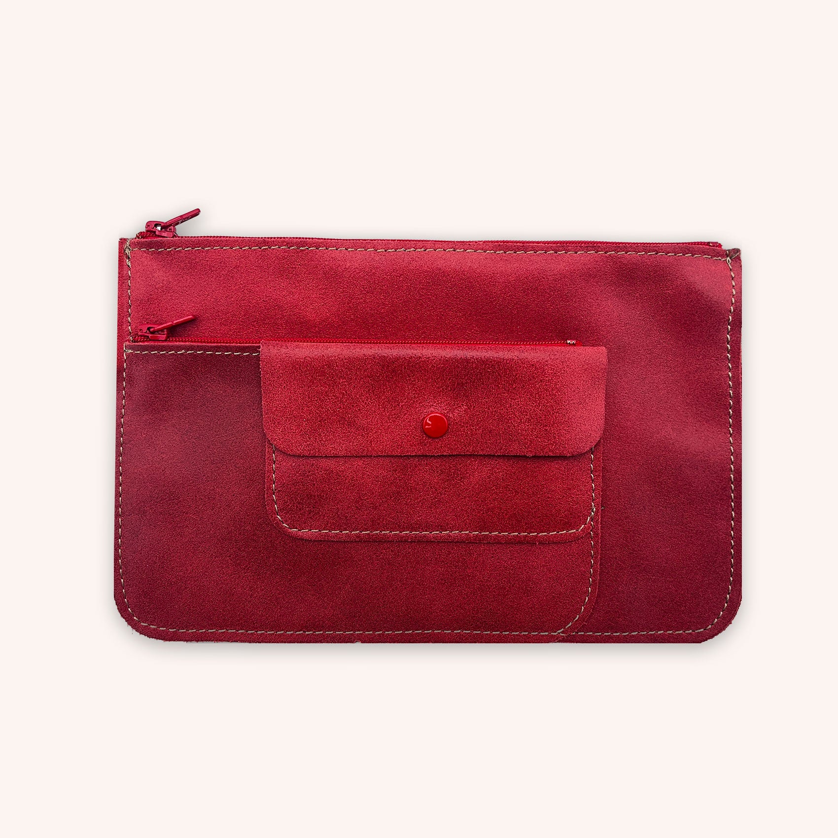 3-pocket flat pencil case