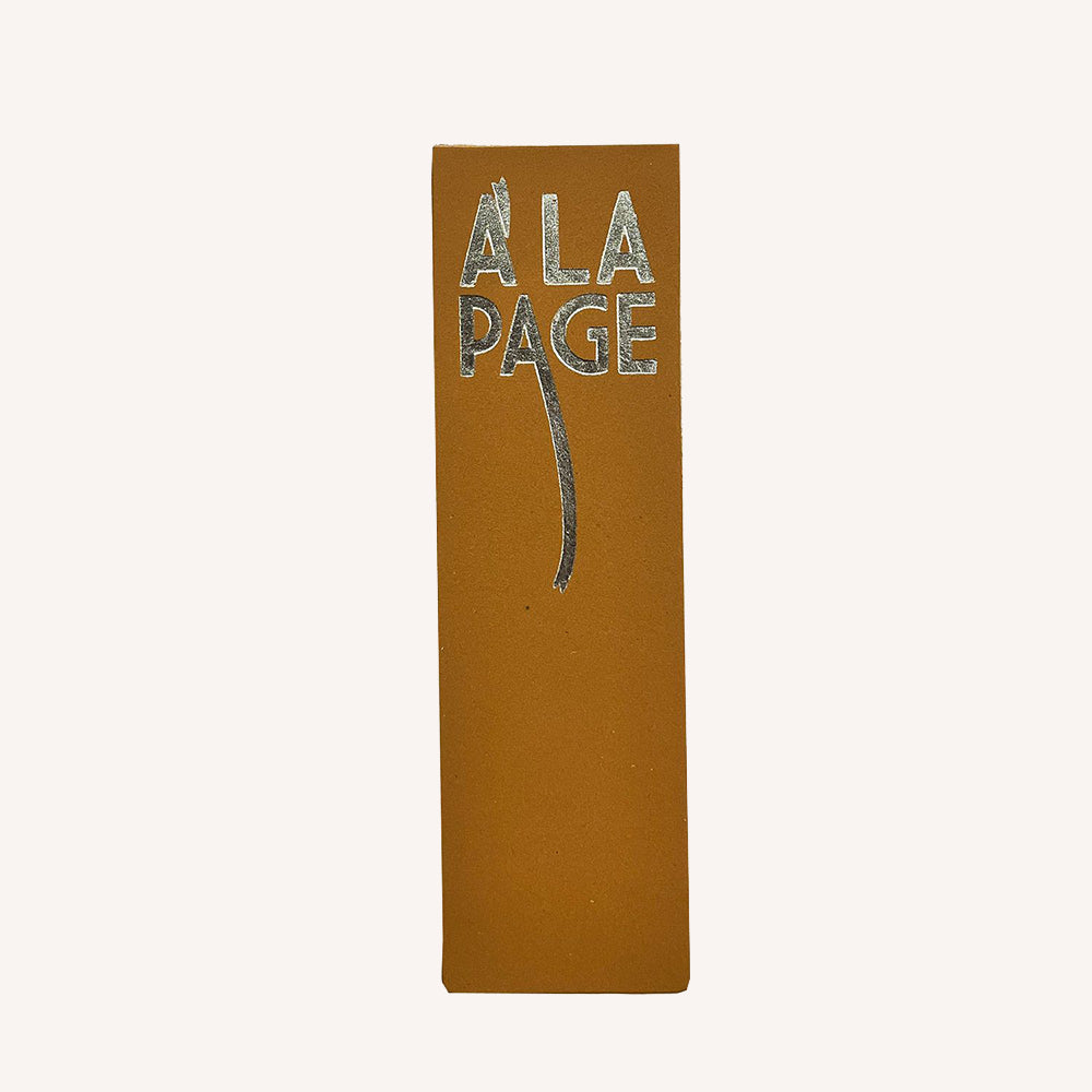 Marque-page "À la page"