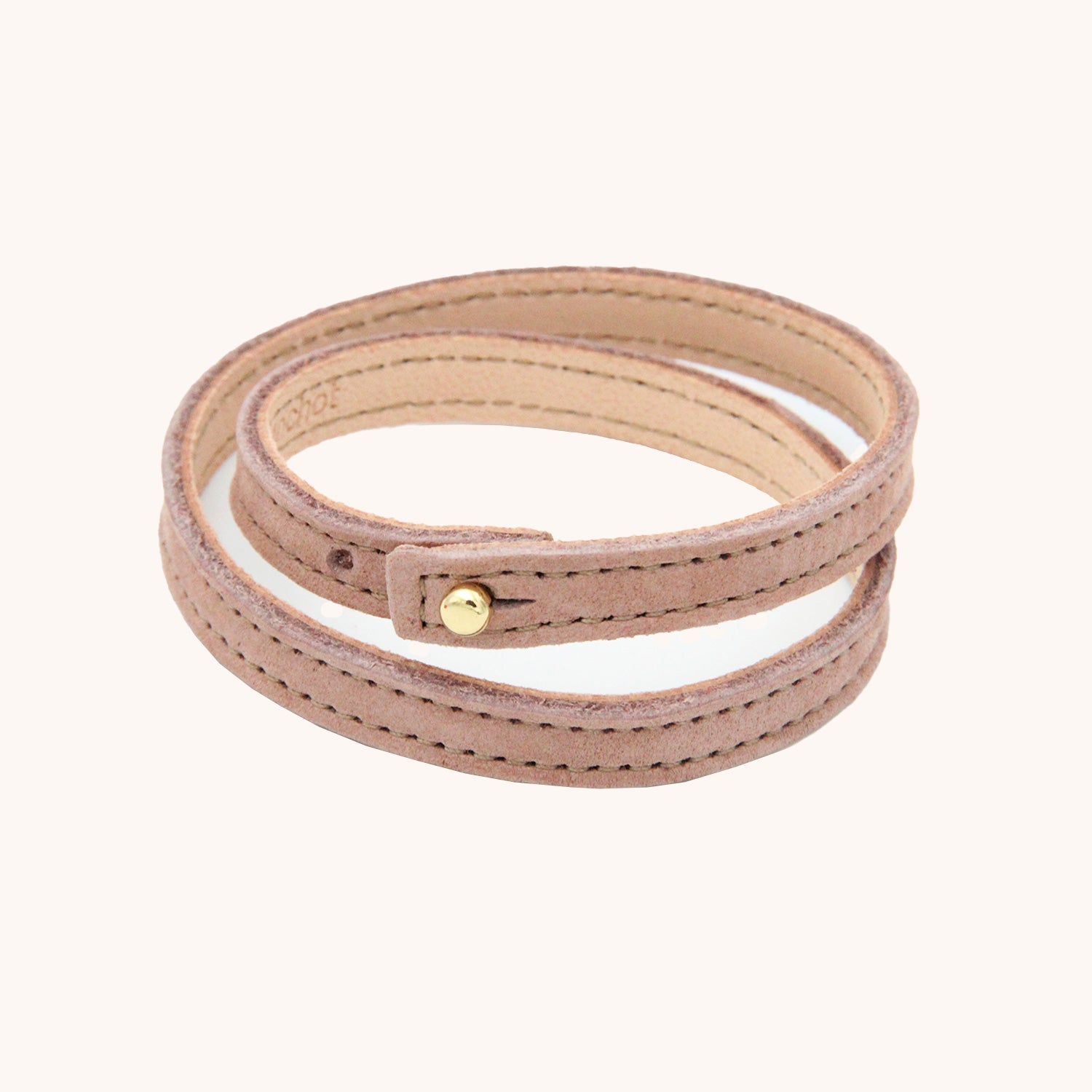 bracelet double rang nude