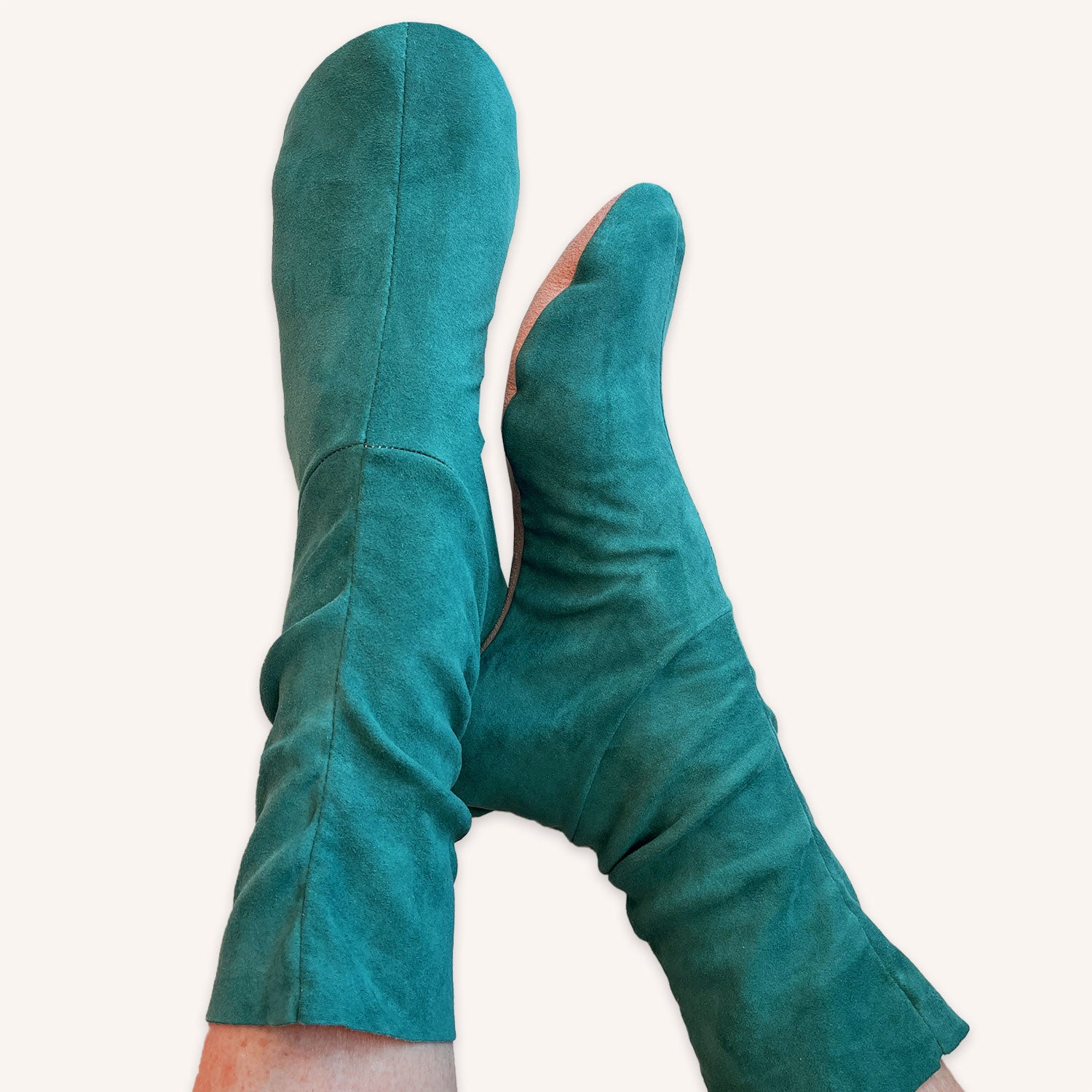 Chaussons stretch Velours