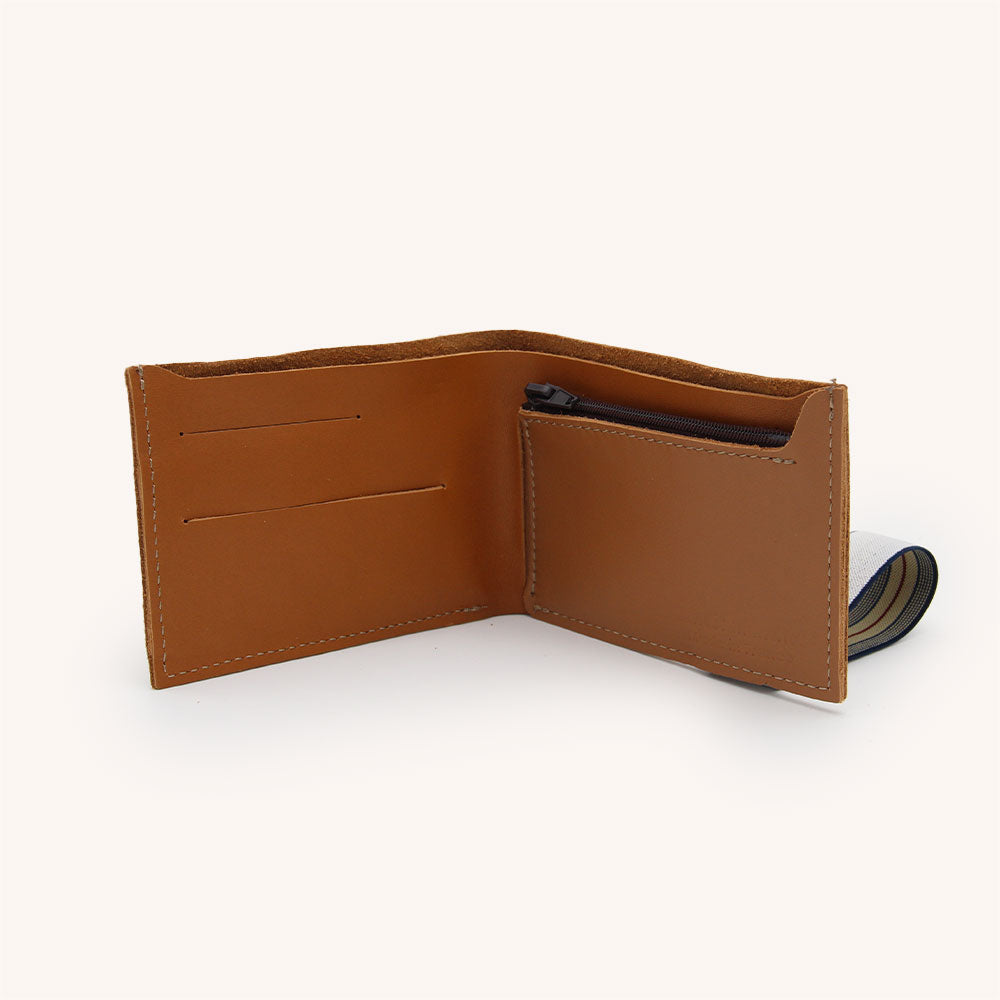 Wallet with zip