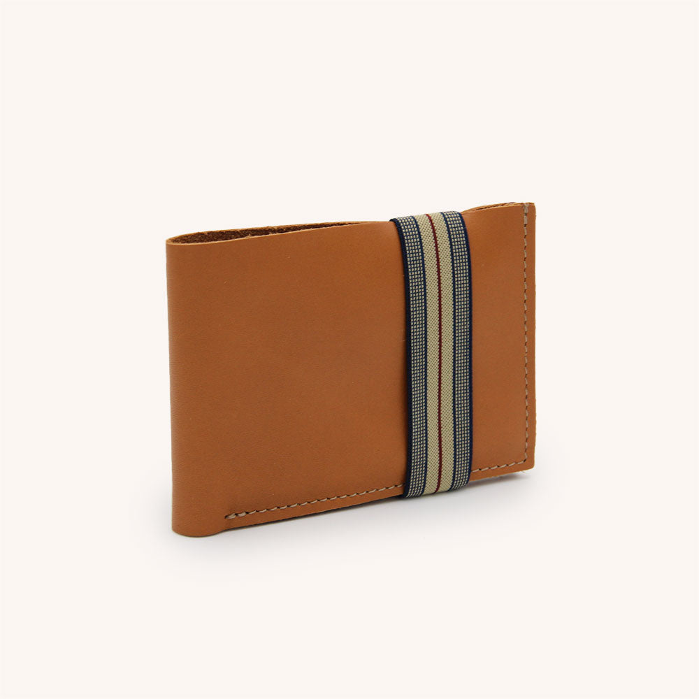 portefeuille avec zip marine