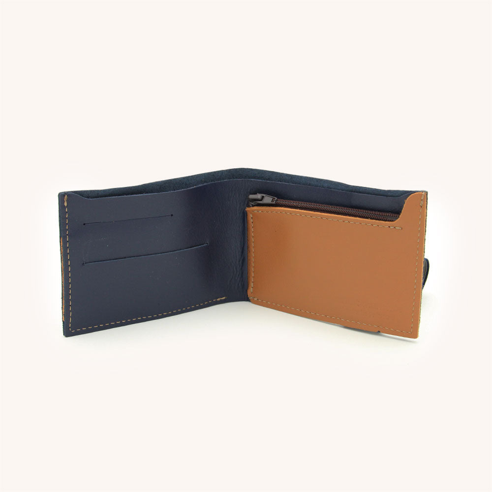 Wallet with zip