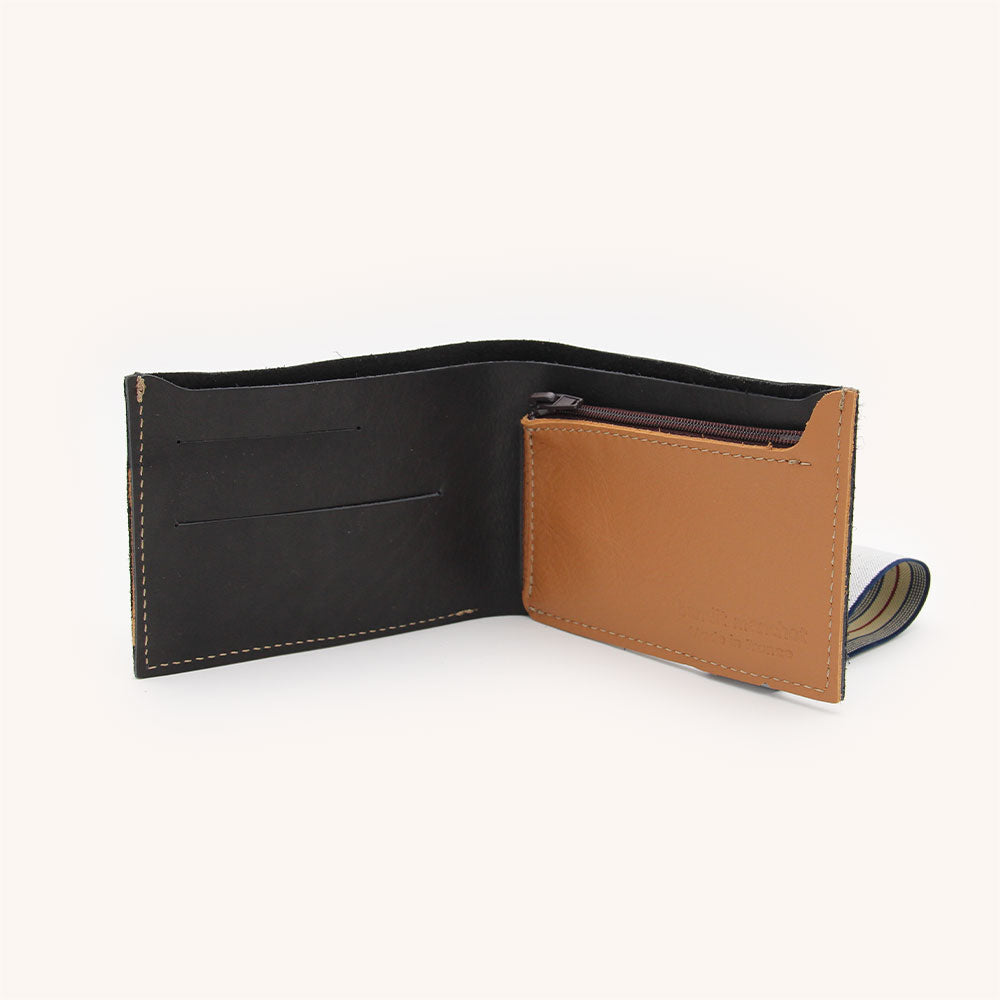 Wallet with zip
