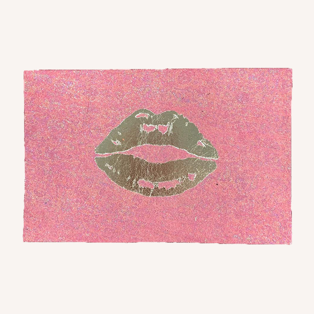 carte postale bouche bleu