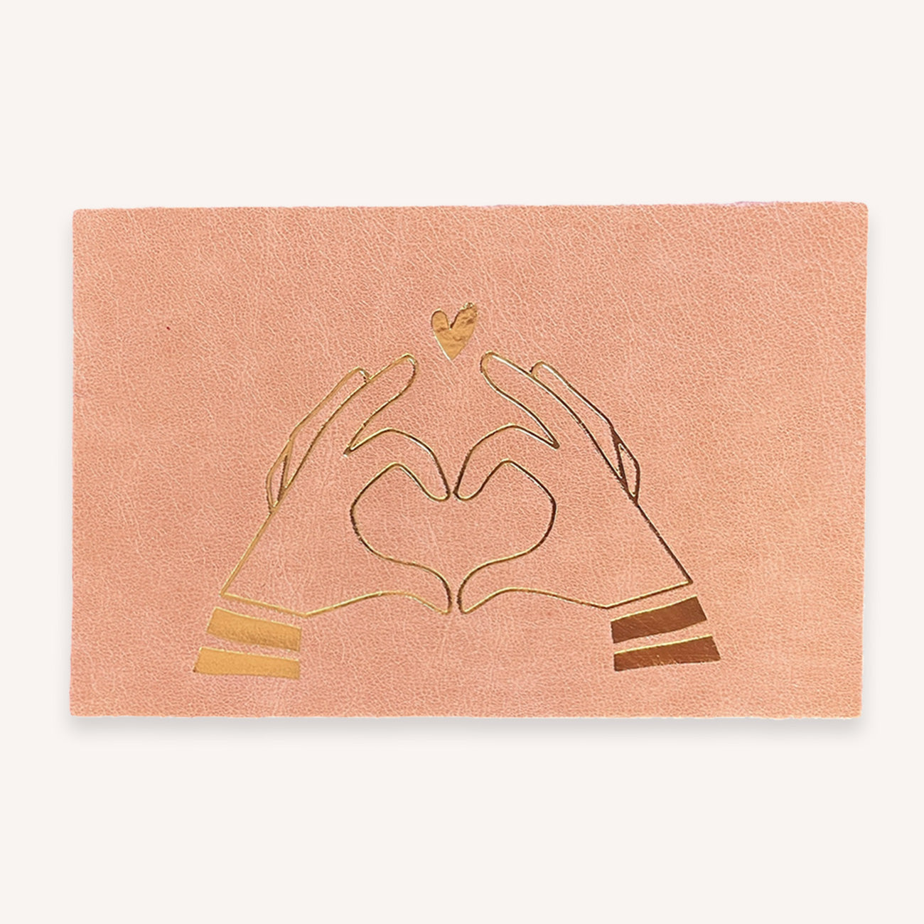 Carte postale "cœur mains"