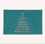 carte postale joie sante amour turquoise