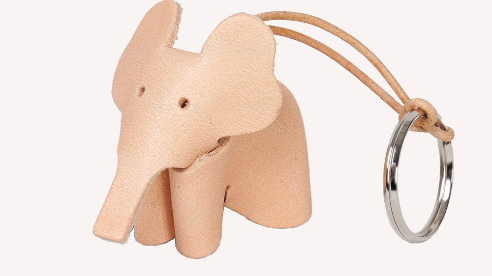 porte cles animaux elephant noir