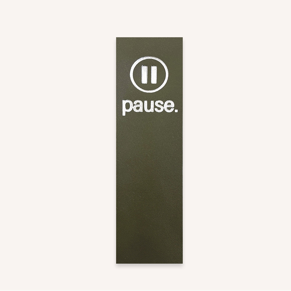 Marque-pages "pause."