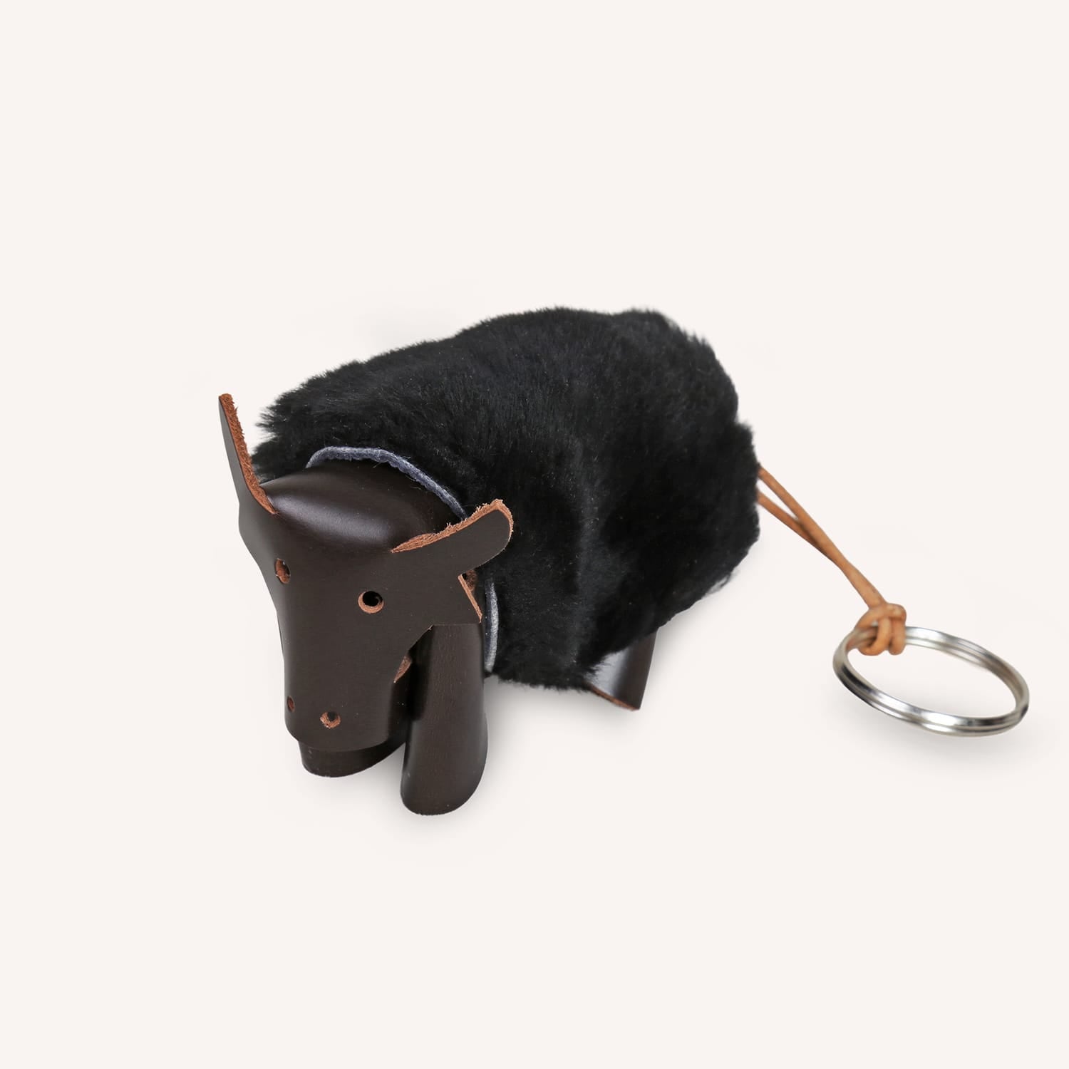 porte cle bison noir