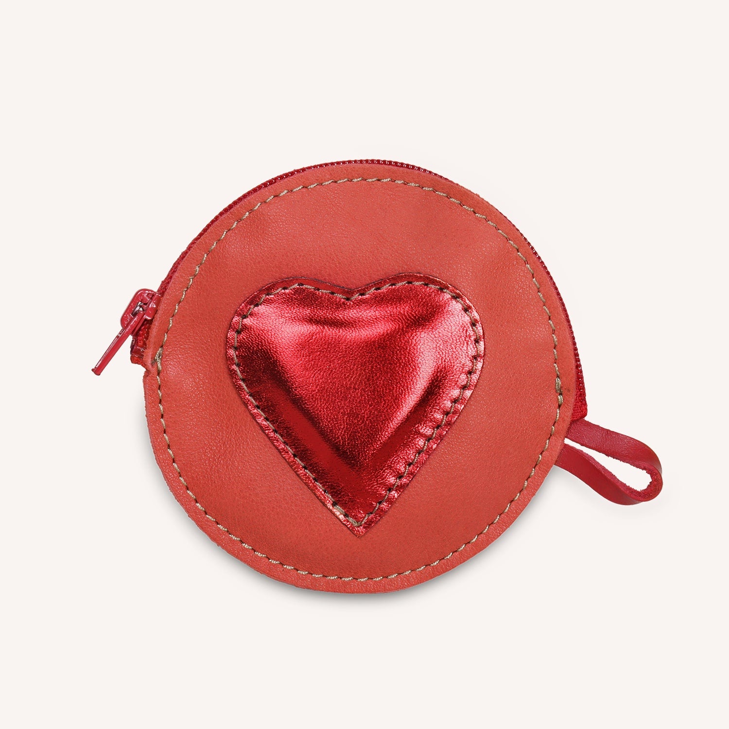 Porte-monnaie rond "coeur"