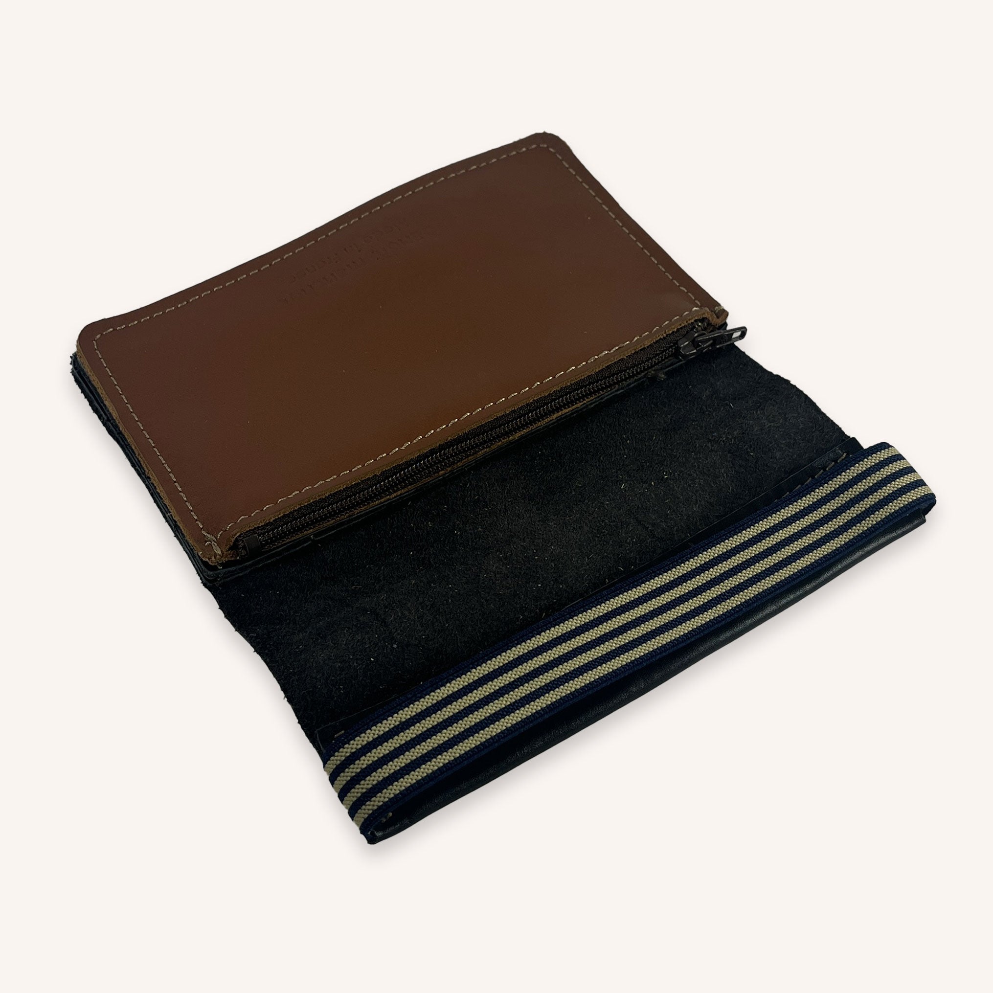 porte papiers cc accordeon marine