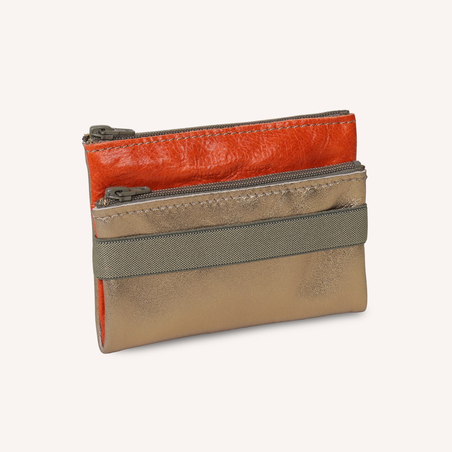 Siamese zippered pencil case S