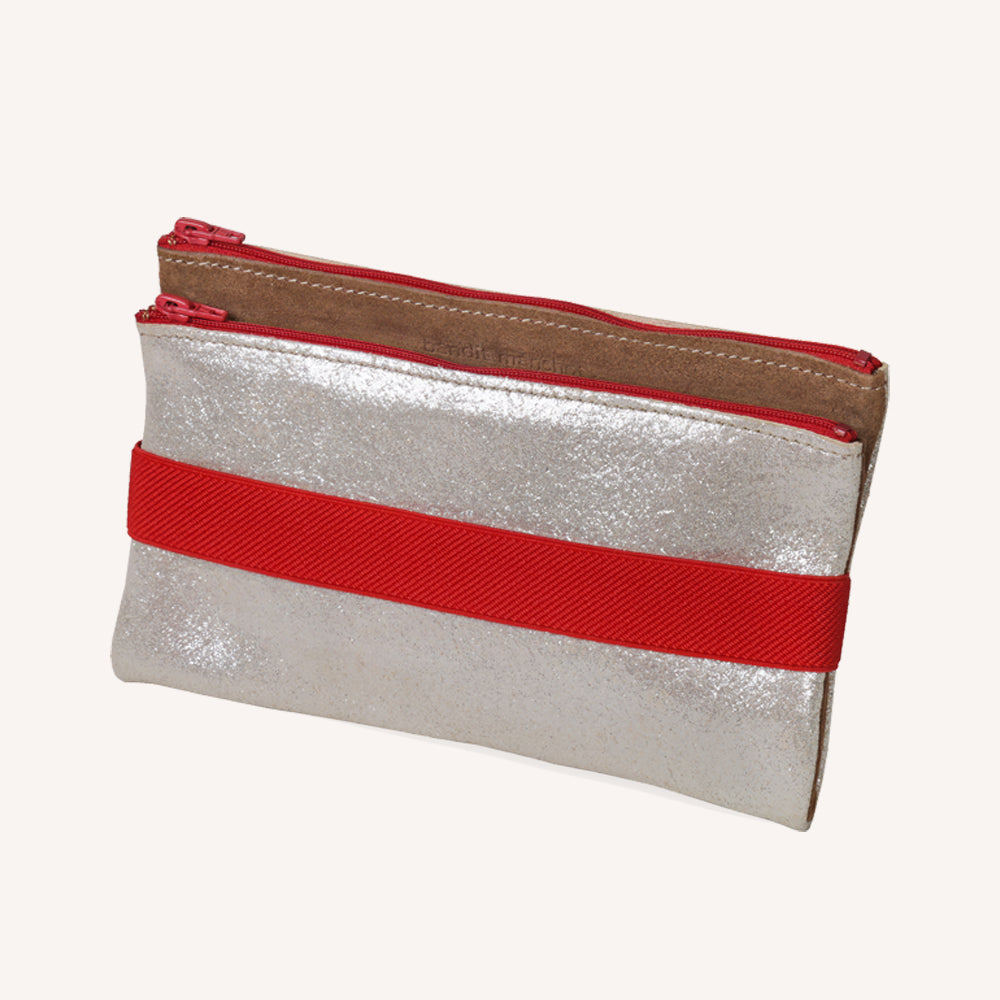 trousse siamoise zippee l argent